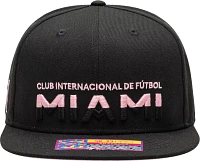 Fan Ink Adult Inter Miami CF Loyalty Black Snapback Adjustable Hat