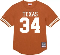 Mitchell & Ness Men's Texas Longhorns #34 Burnt Orange Big and Tall Ricky Williams Replica Throwback Football Jersey