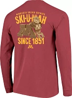 Image One Men's Minnesota Golden Gophers Maroon Campus Pride Long Sleeve Shirt