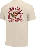 Image One Men's Minnesota Golden Gophers Ivory Mascot Local T-Shirt