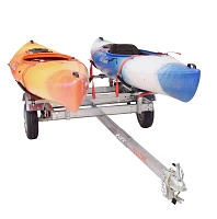 Malone EcoLight 2 Kayak Trailer Kit with V-Racks