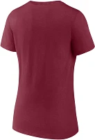 NHL Women's Colorado Avalanche 2023 Authentic Pro Prime Maroon T-Shirt