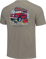 Image One Adult Ole Miss Rebels Grey Spring Adventure T-Shirt