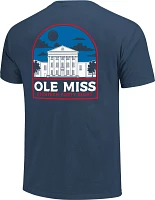 Image One Men's Ole Miss Rebels Navy Campus Arch T-Shirt