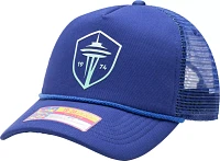 Fan Ink Adult Seattle Sounders Atmosphere Blue Trucker Hat