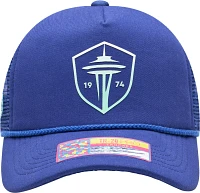 Fan Ink Adult Seattle Sounders Atmosphere Blue Trucker Hat