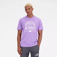 New Balance Unisex Hoops Cotton Jersey Short Sleeve T-shirt