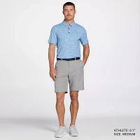 VRST Men's Heather Mesh Golf Polo