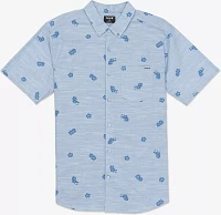 Hurley Men's One and Only Stretch Print Short Sleeve Shirt