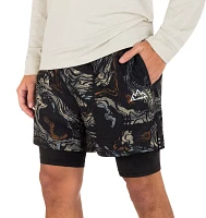 Hurley Men's H20-DRI Trek II Get Lost Combo 15.5” Shorts