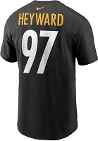 Nike Men's Pittsburgh Steelers Cam Heyward #97 Black T-Shirt