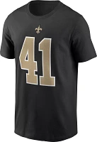 Nike Men's New Orleans Saints Alvin Kamara #41 Legend Black T-Shirt