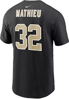 Nike Men's New Orleans Saints Tyrann Mathieu #32 Black T-Shirt