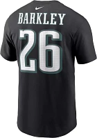 Nike Men's Philadelphia Eagles Saquon Barkley #26 Black T-Shirt