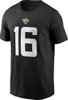 Nike Men's Jacksonville Jaguars Trevor Lawrence #16 Black T-Shirt