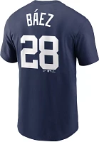 Nike Men's Detroit Tigers Javier Báez #28 Navy T-Shirt