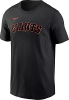 Nike Men's San Francisco Giants Mike Yastrzemski #5 Black T-Shirt