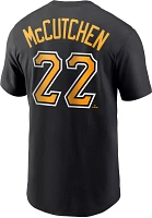 Nike Men's Pittsburgh Pirates Andrew McCutchen #22 Black Home T-Shirt