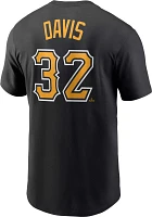 Nike Men's Pittsburgh Pirates Henry Davis #32 Black T-Shirt