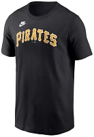 Nike Men's Pittsburgh Pirates Roberto Clemente #21 Black Cooperstown T-Shirt