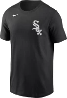 Nike Men's Chicago White Sox Yoan Moncada #10 Black T-Shirt