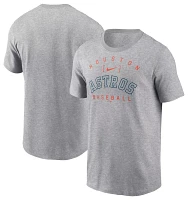 Nike Men's Houston Astros Gray Home Team Arch T-Shirt