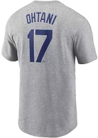 Nike Men's Los Angeles Dodgers Shohei Ohtani #17 Grey Road T-Shirt