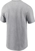 Nike Men's Philadelphia Eagles Throwback Wordmark Grey T-Shirt