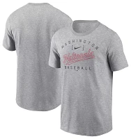 Nike Men's Washington Nationals Gray Home Team Arch T-Shirt