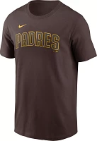 Nike Men's San Diego Padres Manny Machado #13 Brown T-Shirt