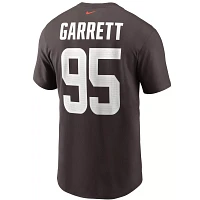 Nike Men's Cleveland Browns Myles Garrett #95 Legend Brown T-Shirt