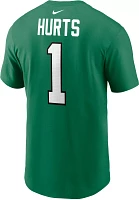 Nike Men's Philadelphia Eagles Jalen Hurts #1 Throwback Green T-Shirt