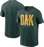 Nike Men's Oakland Athletics Green Scoreboard T-Shirt