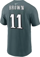 Nike Men's Philadelphia Eagles A.J. Brown #11 Logo Green T-Shirt