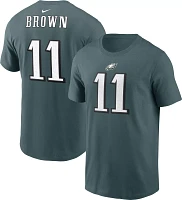 Nike Men's Philadelphia Eagles A.J. Brown #11 Logo Green T-Shirt