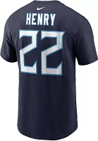 Nike Men's Tennessee Titans Derrick Henry #22 Navy T-Shirt