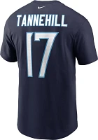 Nike Men's Tennessee Titans Ryan Tannehill #17 College Navy T-Shirt