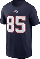 Nike Men's New England Patriots Hunter Henry #85 Navy Short-Sleeve T-Shirt