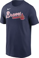 Nike Men's Atlanta Braves Austin Riley #27 Navy T-Shirt