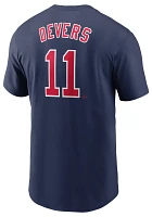 Nike Men's Boston Red Sox Rafael Devers #11 Navy T-Shirt