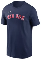 Nike Men's Boston Red Sox Rafael Devers #11 Navy T-Shirt