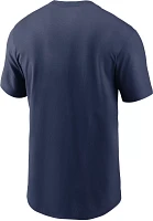 Nike Men's Houston Astros Navy Cooperstown Wordmark T-Shirt