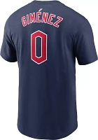 Nike Men's Cleveland Guardians Andrés Giménez #0 Navy T-Shirt