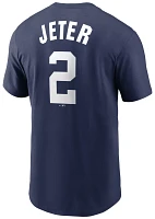 Nike Men's New York Yankees Derek Jeter #2 Navy T-Shirt