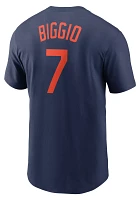 Nike Men's Houston Astros Craig Biggio #7 Navy Cooperstown T-Shirt