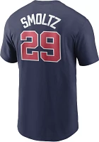 Nike Men's Atlanta Braves John Smoltz #29 Navy T-Shirt