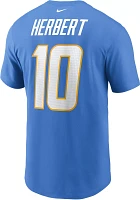 Nike Men's Los Angeles Chargers Justin Herbert #10 Logo T-Shirt