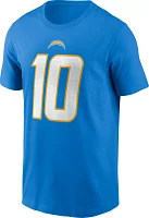 Nike Men's Los Angeles Chargers Justin Herbert #10 Blue T-Shirt