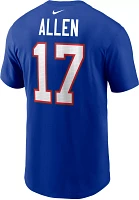 Nike Men's Buffalo Bills Josh Allen #17 Royal T-Shirt