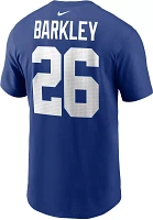 Nike Men's New York Giants Saquon Barkley #26 T-Shirt